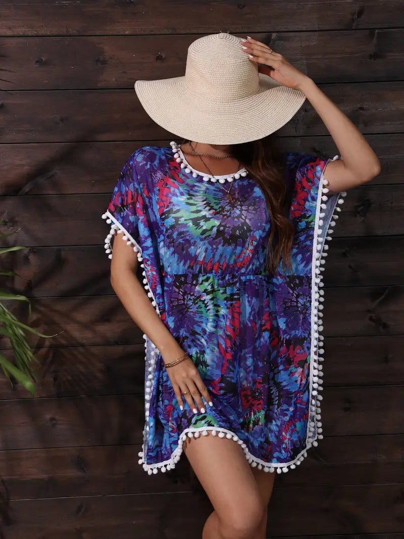 Guendalina® | Stilvolles Strandkleid mit Print