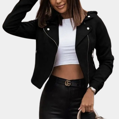 Kurze Jacke mit Kapuze | Cooler Look | Perfekt für den Alltag