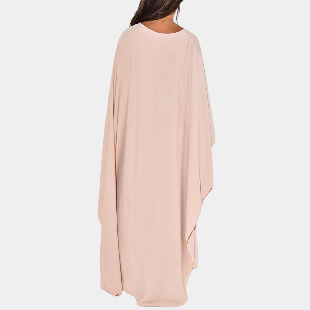 Elegantes Maxi-Kleid | Weite Ärmel | Fließender Schnitt