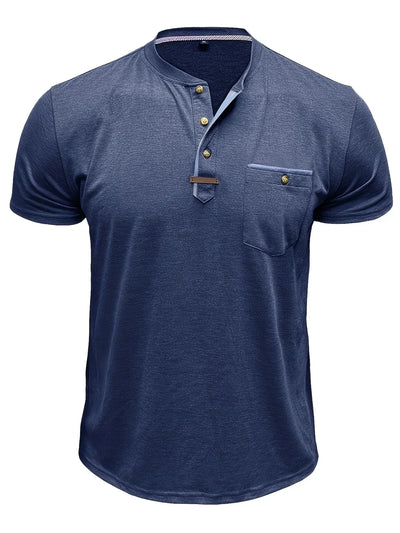 Lässiges T-Shirt mit Brusttasche