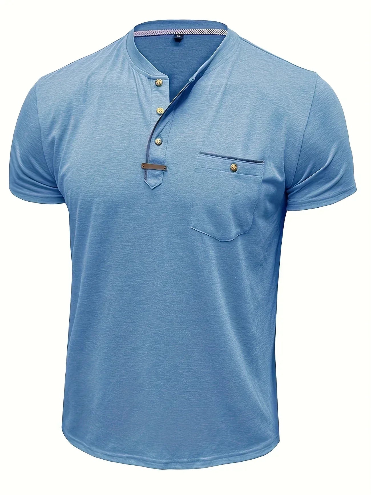 Lässiges T-Shirt mit Brusttasche
