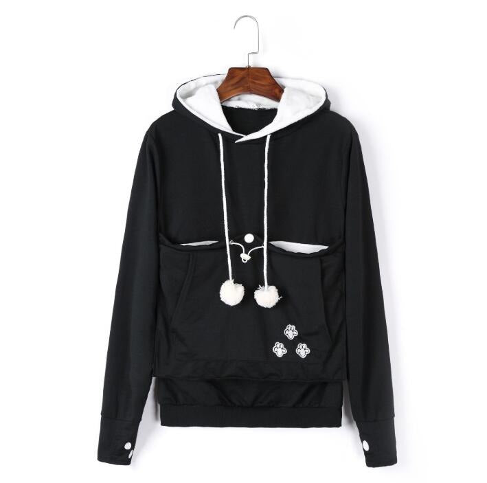 Gemütlicher Damen-Kapuzenpullover mit Fronttaschen