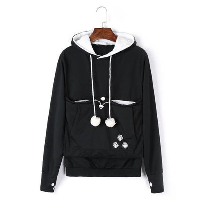 Gemütlicher Damen-Kapuzenpullover mit Fronttaschen