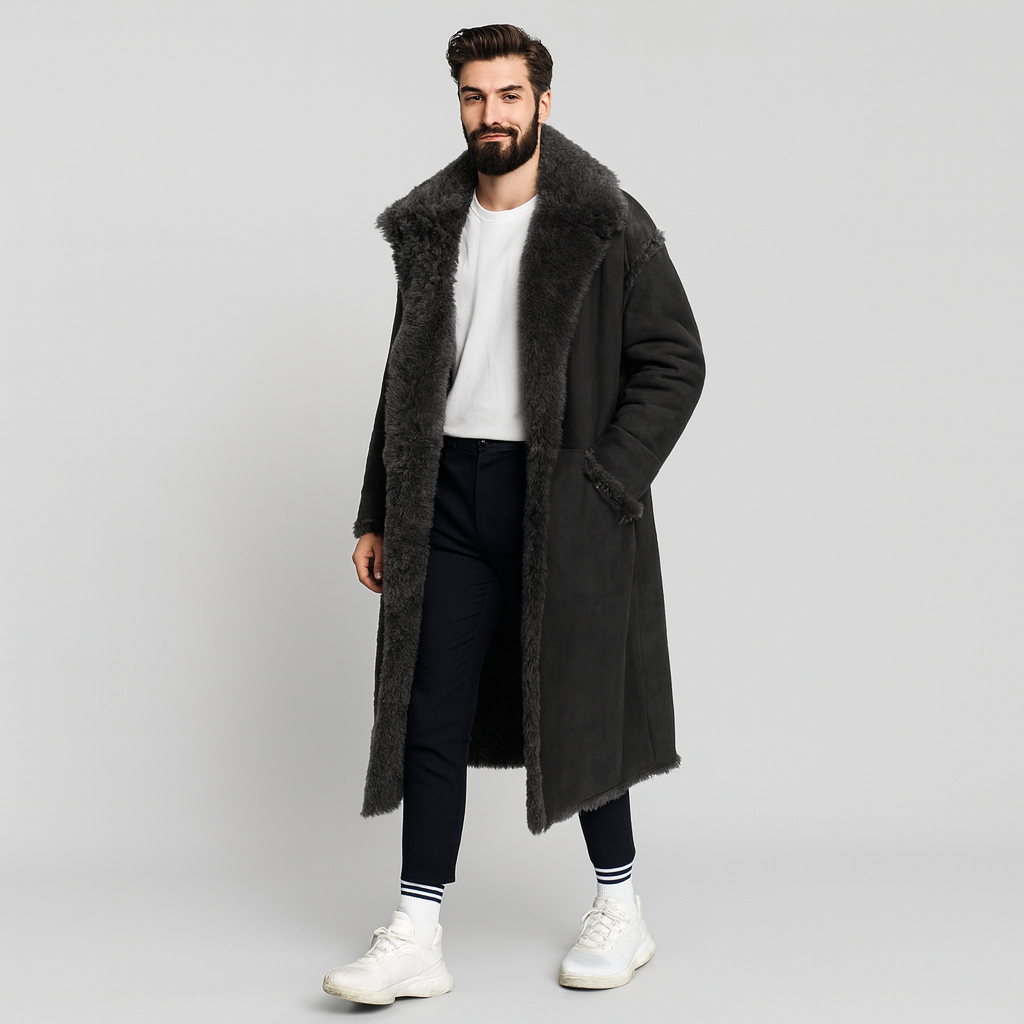 Henrik | Langer Luxus-Wintermantel für Herren