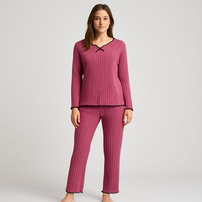 Damen-Pyjama-Set – Bequeme und stylische Nachtwäsche