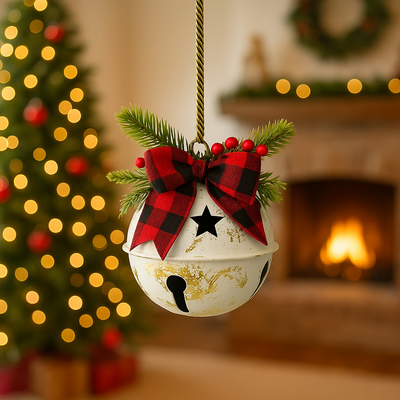 JingleCrest | Eleganter Weihnachtsglockenkranz