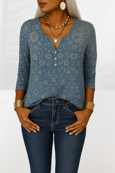 Alina - Elegante Boho-Bluse