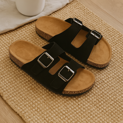 Herren-Sandalen im Retro-Stil – Verstellbares Doppelschnallen-Design für lässigen Tragekomfort