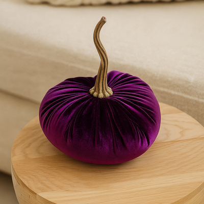 HarvestHug – Handgefertigtes weiches Halloween-Kürbiskissen