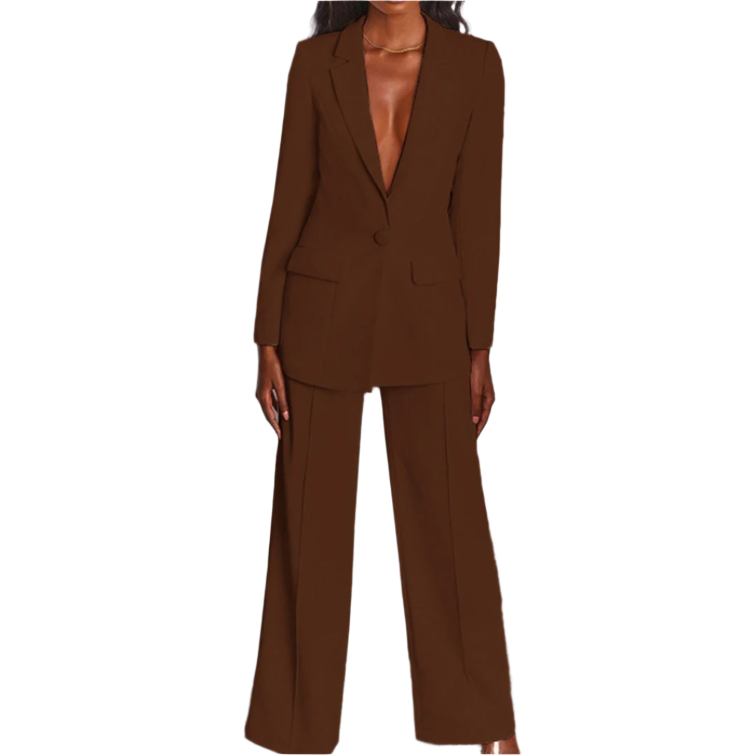 Honey – Elegantes Blazer- und Hosenset für Damen