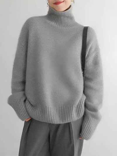 Adelina | Weicher Kaschmir Rollkragenpullover für Damen