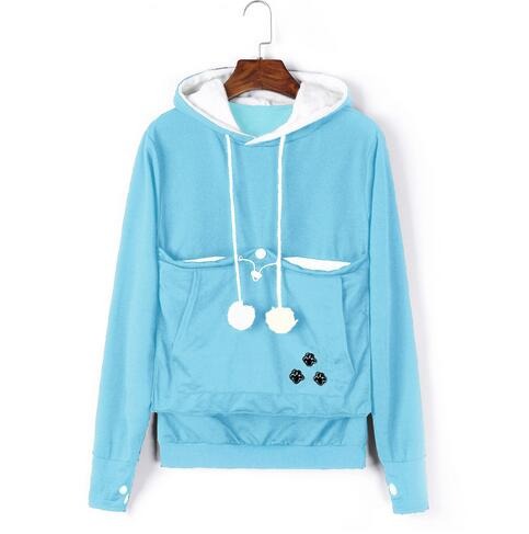 Gemütlicher Damen-Kapuzenpullover mit Fronttaschen