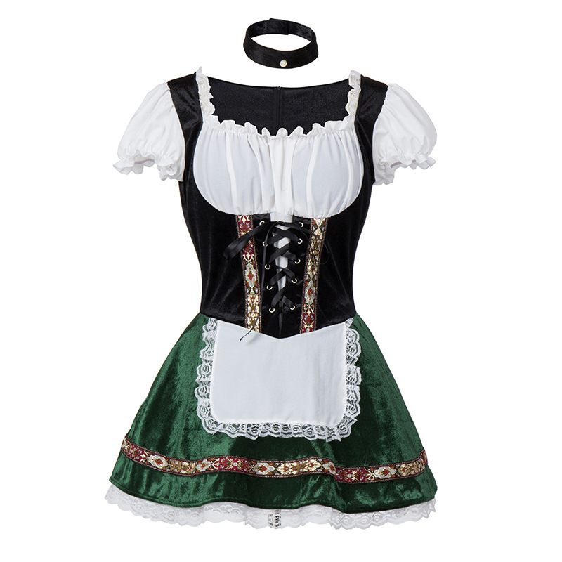 Damen Verspieltes Modernes Dirndlkleid | Mini