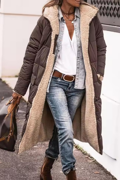 Kuscheliger Parka-Mantel für Damen