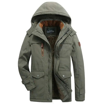 Wasserdichter Parka Wintermantel Kapuzenjacke