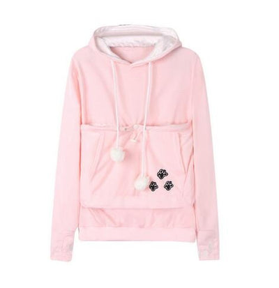 Gemütlicher Damen-Kapuzenpullover mit Fronttaschen