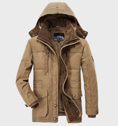 Herren Winterjacke | Kapuzenparka Mit Warmem Innenfutter