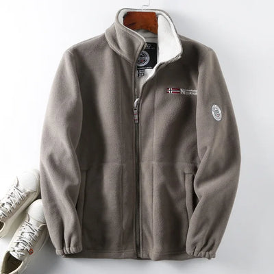 Nordic - warme fleece-sherpa-jacke