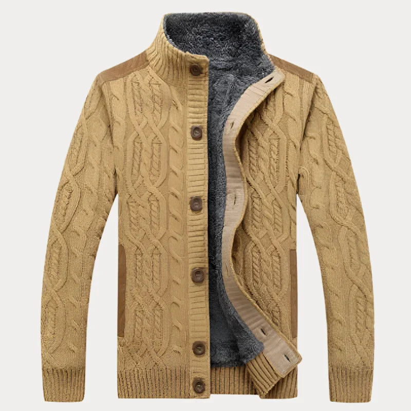 Herren Strickjacke mit Knopfleiste
