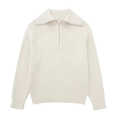 Streifend Zip up Pullover