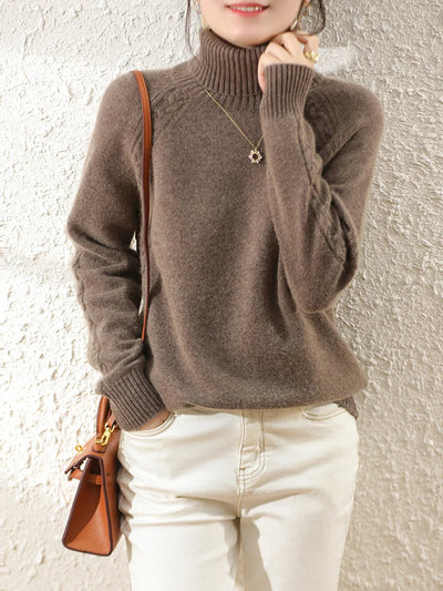 Eleganter Damen Rollkragenpullover