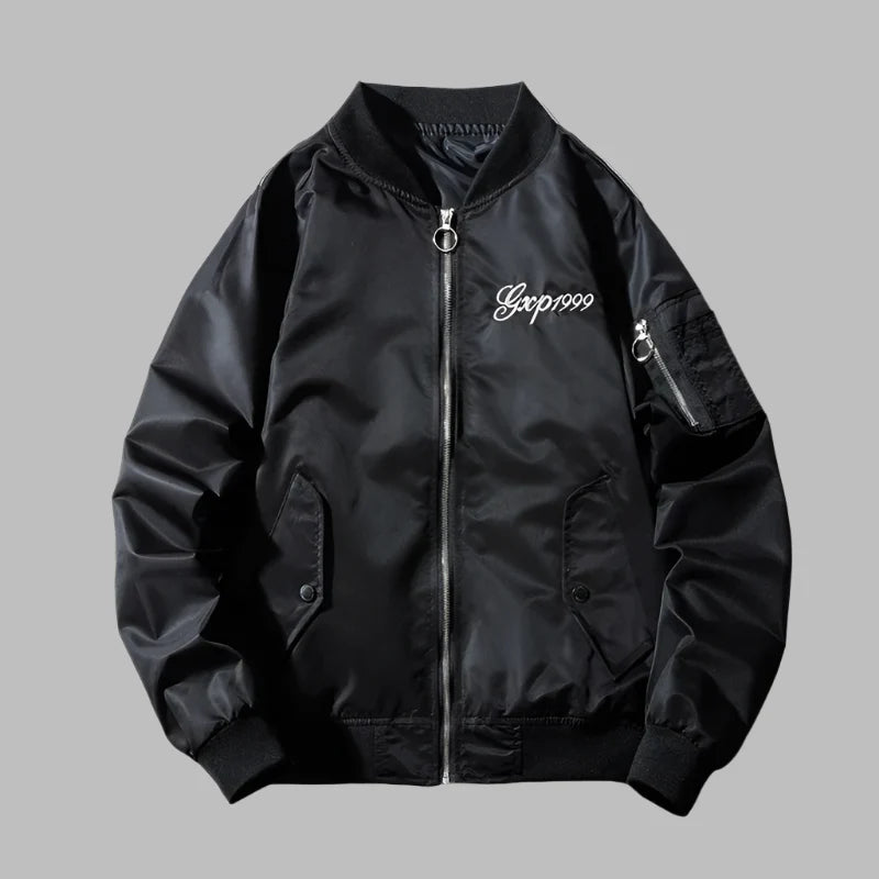Akira – Bestickte Bomberjacke für Herren mit Drachen- und Tigerdesign