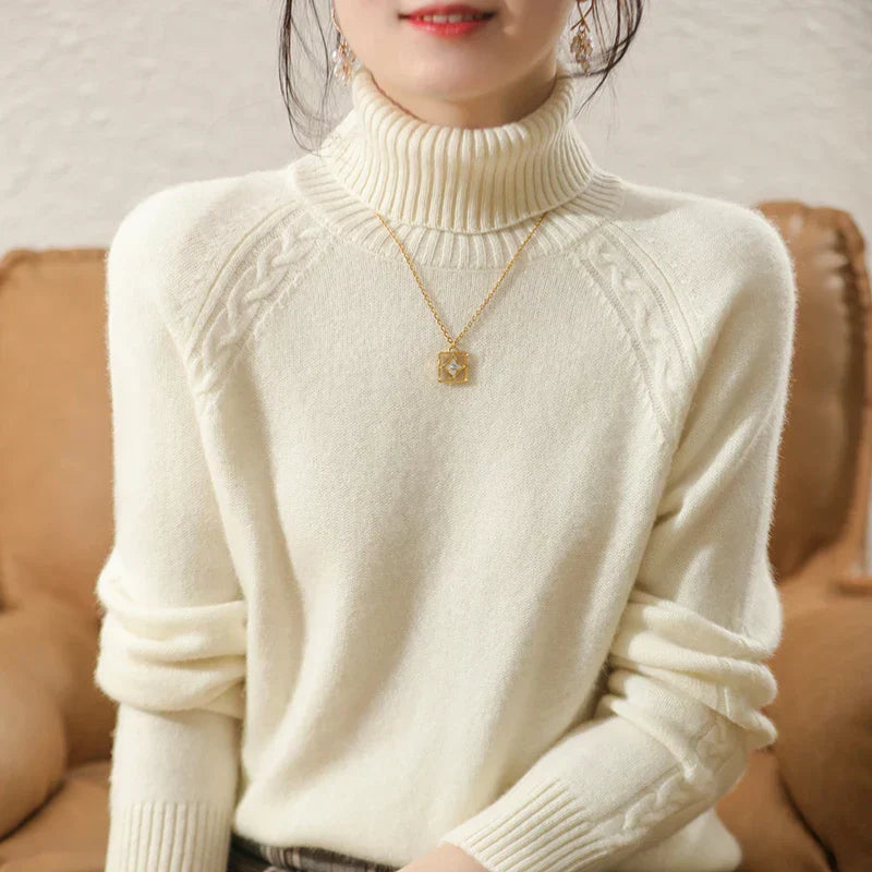 Eleganter Damen Rollkragenpullover