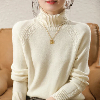 Eleganter Damen Rollkragenpullover