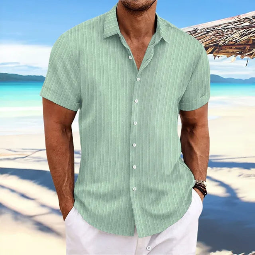 Herren Elegantes Jacquardhemd | Vielseitig und Stilvoll
