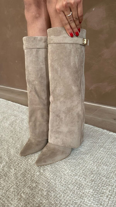 Moderne Reißverschlussstiefel