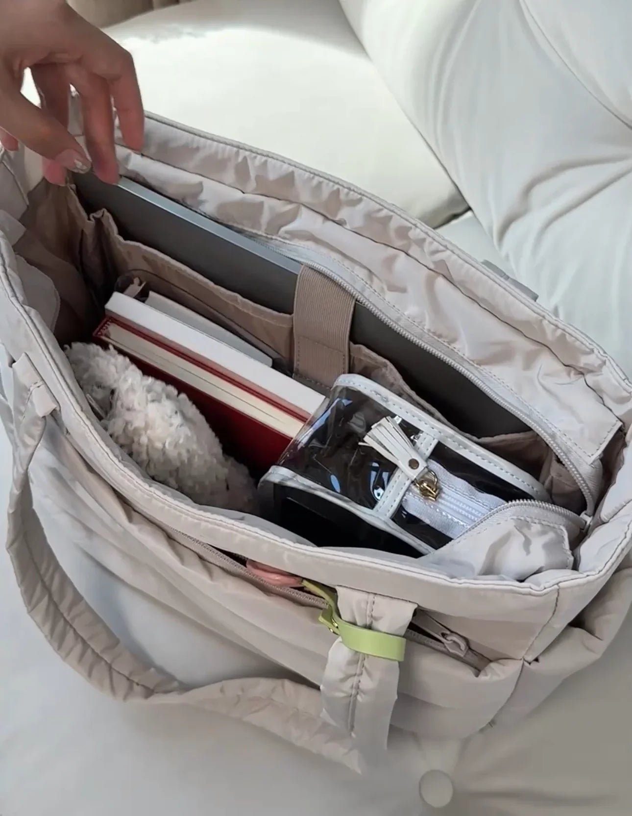Puffer Tote Tasche