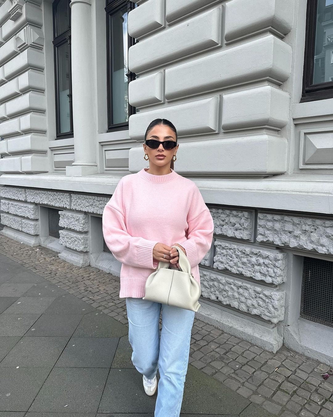Oversize-Pullover | Hoher Kragen | Lässiger Komfort