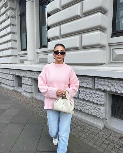 Oversize-Pullover | Hoher Kragen | Lässiger Komfort