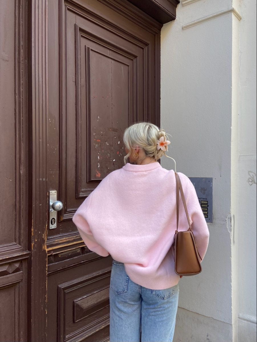Oversize-Pullover | Hoher Kragen | Lässiger Komfort