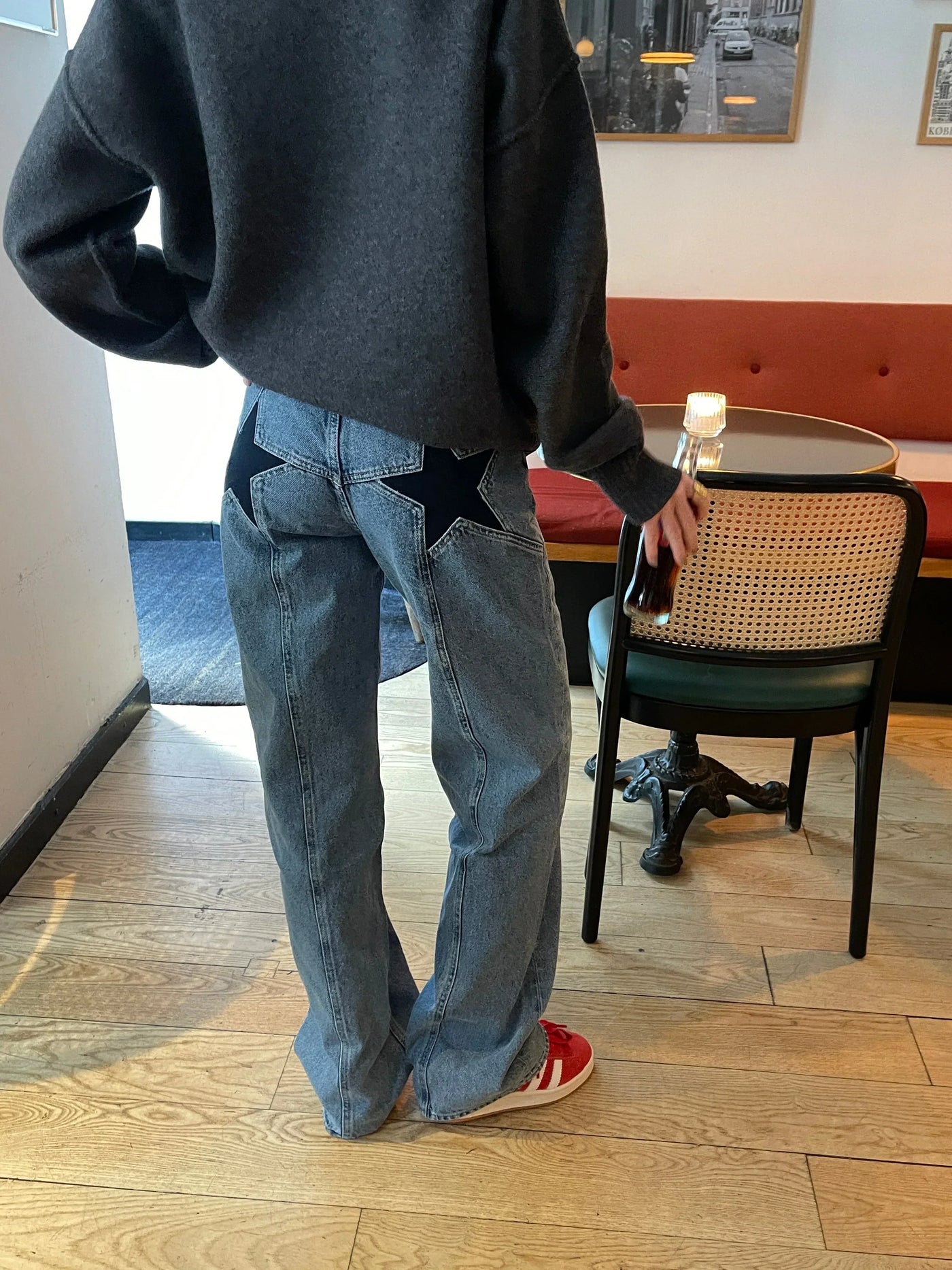 Emily | Loose Fit Jeans mit Sternen