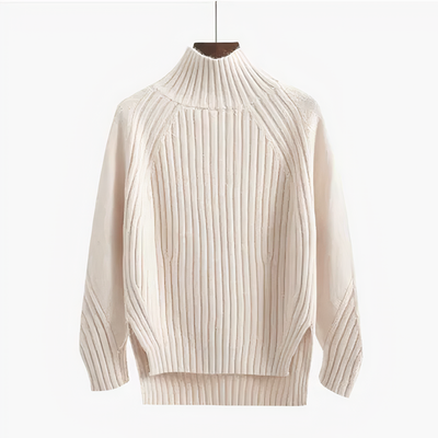 Lula | strickpullover mit rundhalsausschnitt