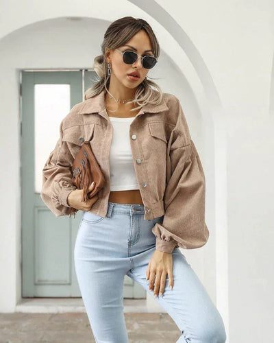 Gekürzte Jacke für Damen