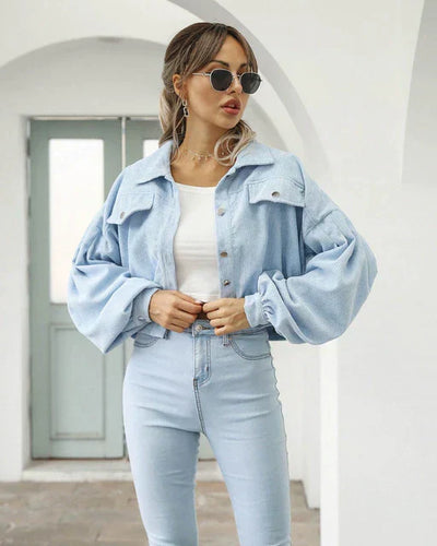 Gekürzte Jacke für Damen