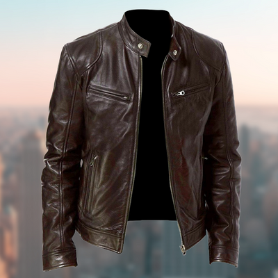F.S. - stilvolle und hochwertige lederjacke für herren