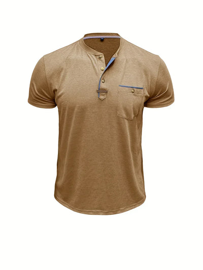Lässiges T-Shirt mit Brusttasche
