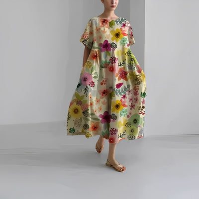 Rosso | Bequemes Boho-Sommerkleid