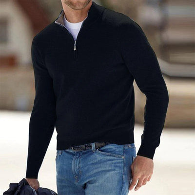 Pullover Herren Weste | Reißverschluss Freizeitmode