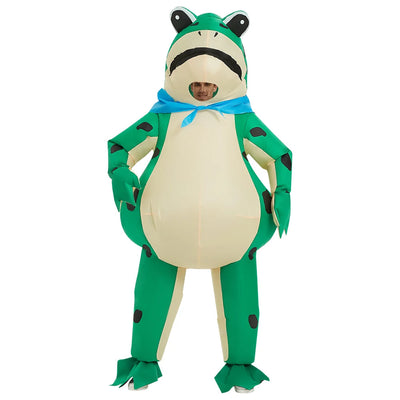 Aufblasbares Frosch-Kostüm Unisex | Ganzkörper & Reißverschluss