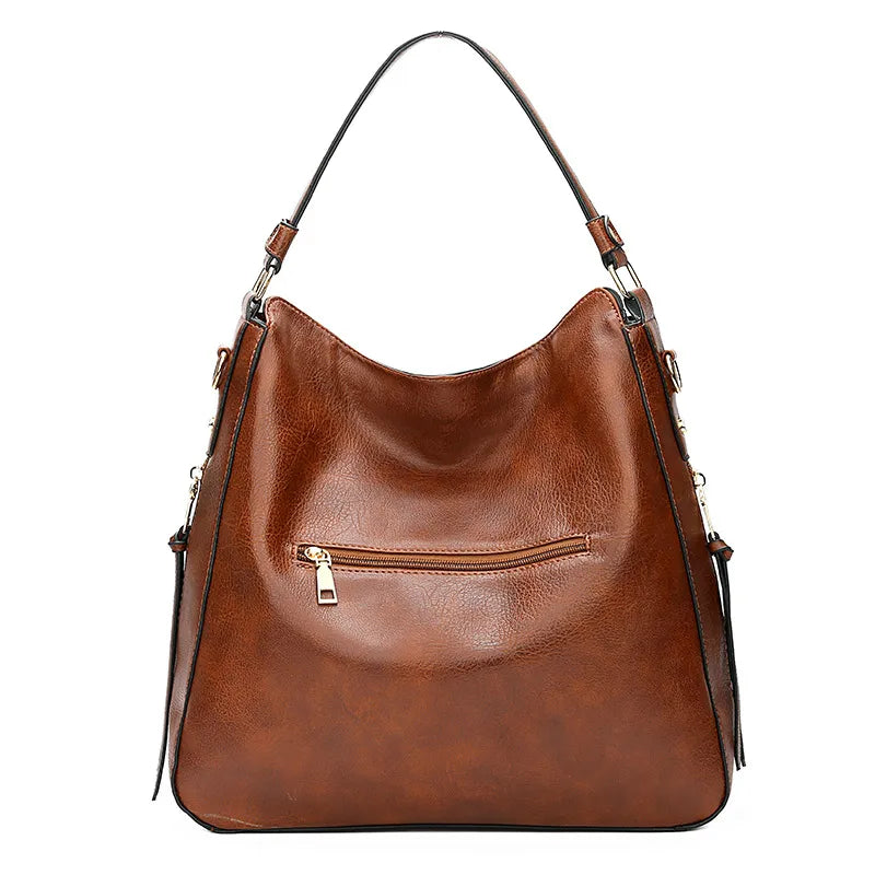 Große Ledertasche im Vintage Stil