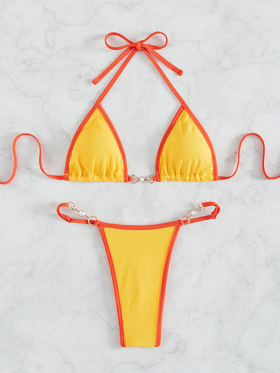 Florencia® | Stilvoller Badeanzug mit Kette