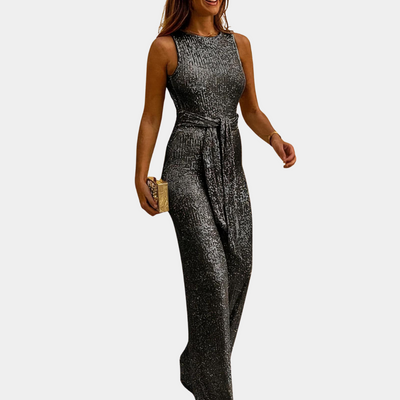 Ulrike | Eleganter Glitter Jumpsuit