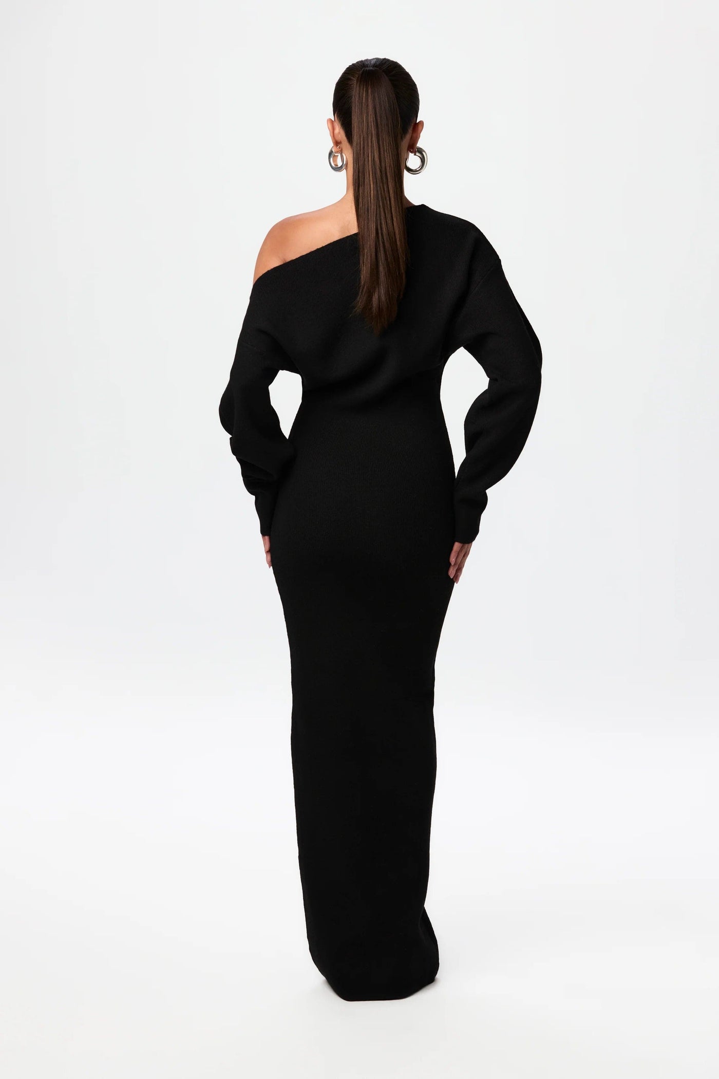 Schulterfreies Strickkleid | Figurbetont & Elegant | Zeitloser Stil