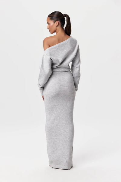 Schulterfreies Strickkleid | Figurbetont & Elegant | Zeitloser Stil