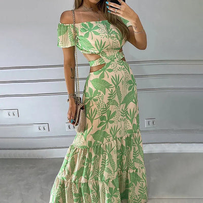 Meryl | Elegantes langes Sommerkleid in schicker Passform