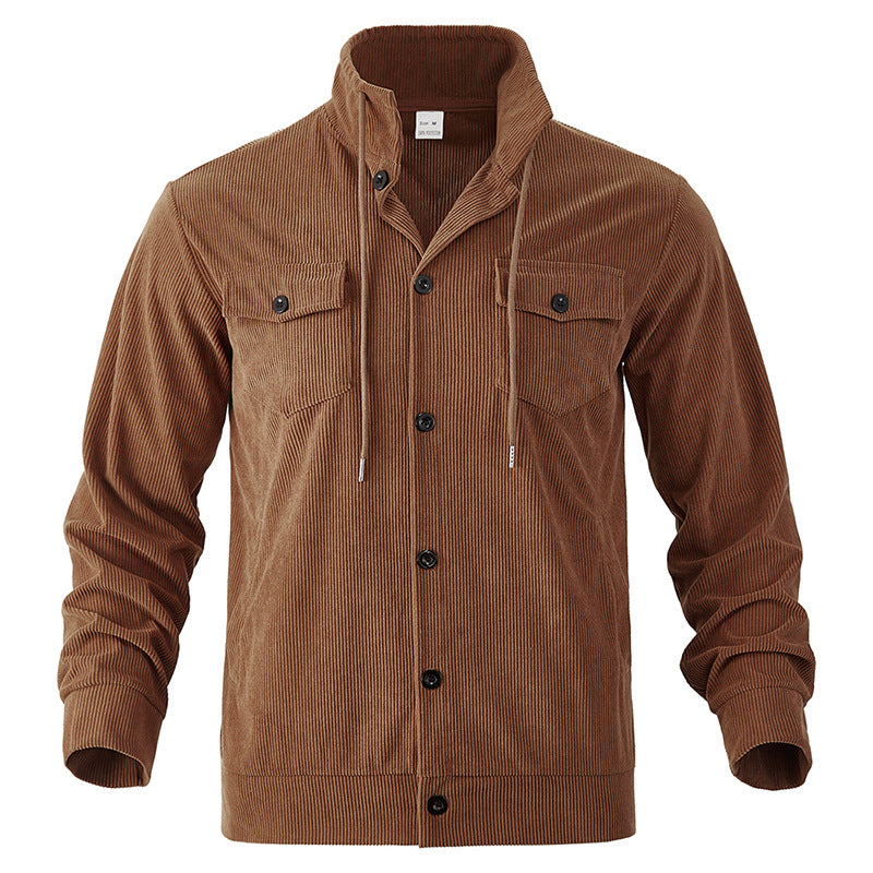 Herrenjacke mit Knöpfen und Brusttaschen